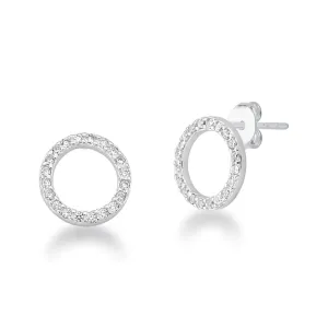 Brinco Círculo Brilhante