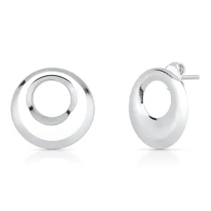 Brinco Círculo Vazado 17mm